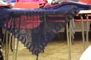 Blue Shawl at May 2011 meeting blue shawl