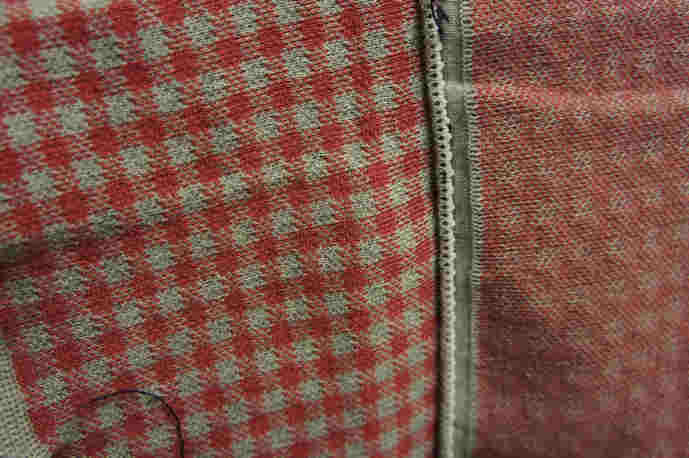 Sample of check showing both sides