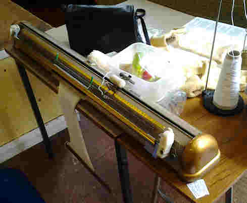 1950s home knitting machine