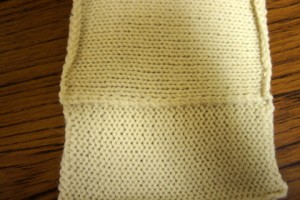 Flat seam 1 Flat seam 1