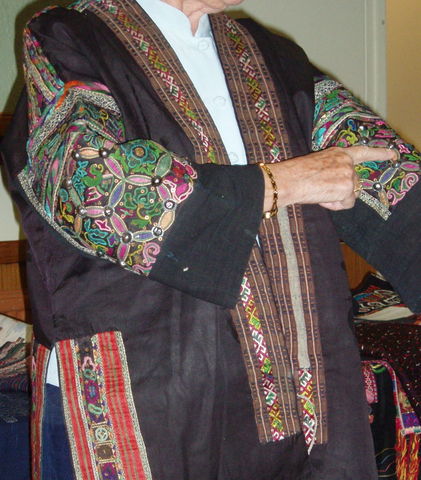 Navyblue Embroidered Coat