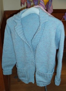 Gill's jacket made on a Zippy 90 Gill's jacket made on a Zippy 90