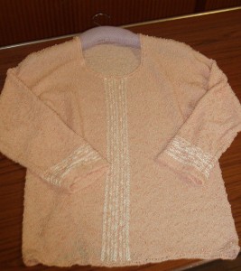 Jumper with ribbon trim