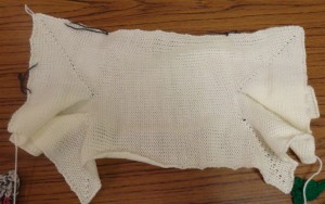 April's pressed but not sewn up