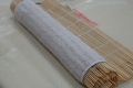 Bamboo mats and towels to dry